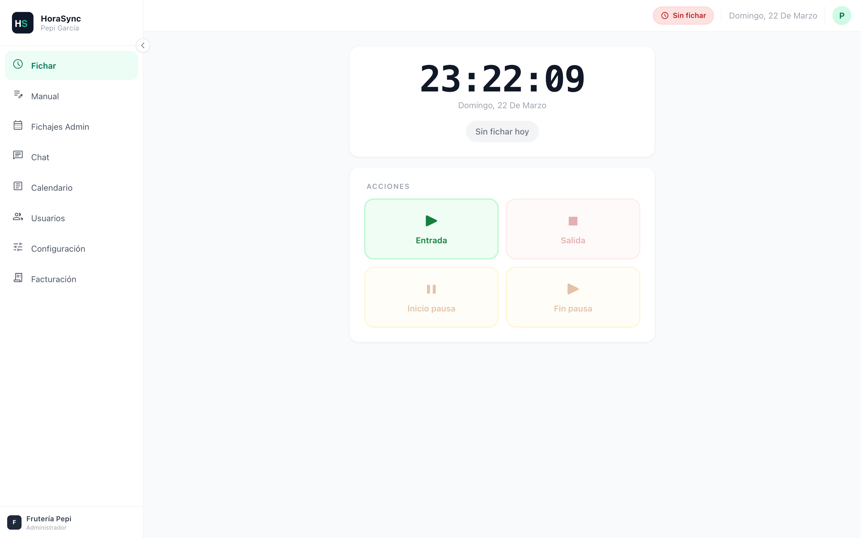 Gestión de vacaciones